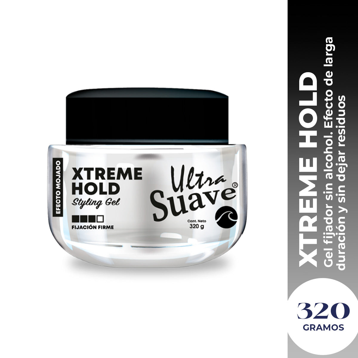 Vena Gel Fijador de Cabello – Fijación Fuerte y Suavidad – Xtreme Hold Ultra Suave 320g