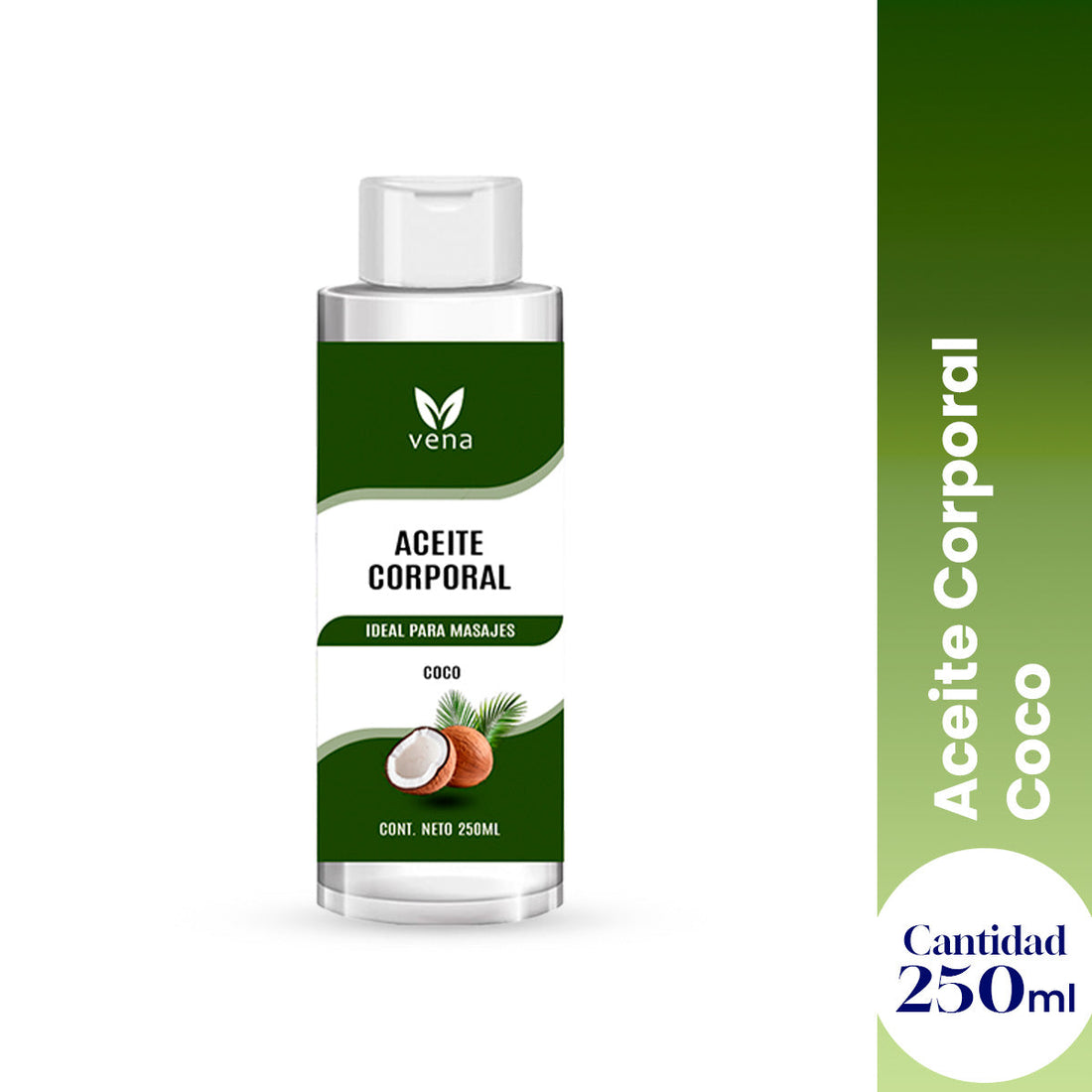 Aceite corporal Coco 250ml - Vena