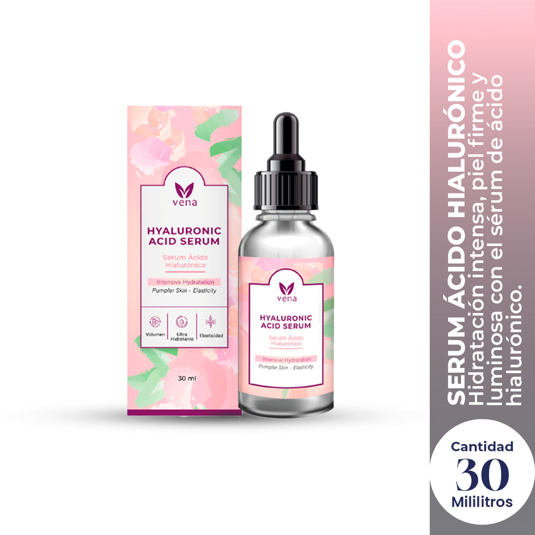 ena Sérum con Ácido Hialurónico 30ml – Hidratación Profunda
