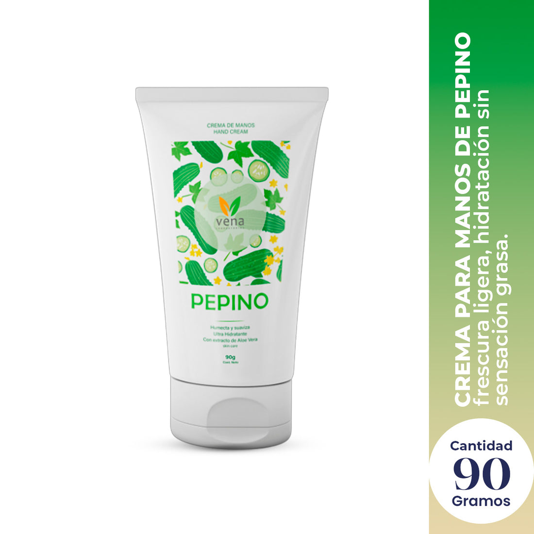 Vena Crema de Manos Pepino 90g – Hidratación