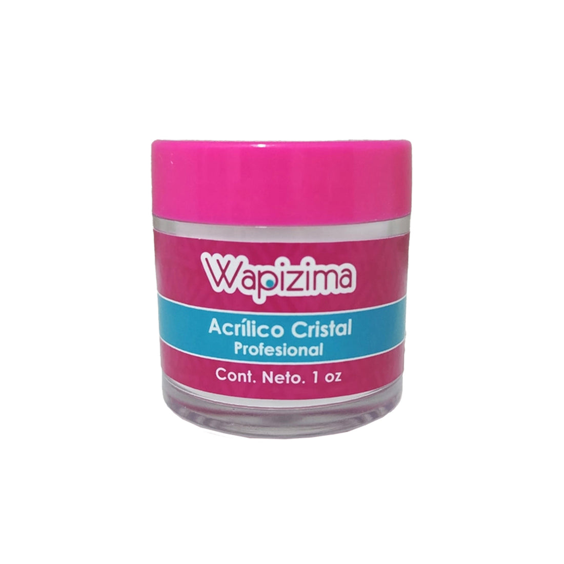 WAPIZIMA POLVO ACRILICO ACRILICO CRISTAL 1OZ