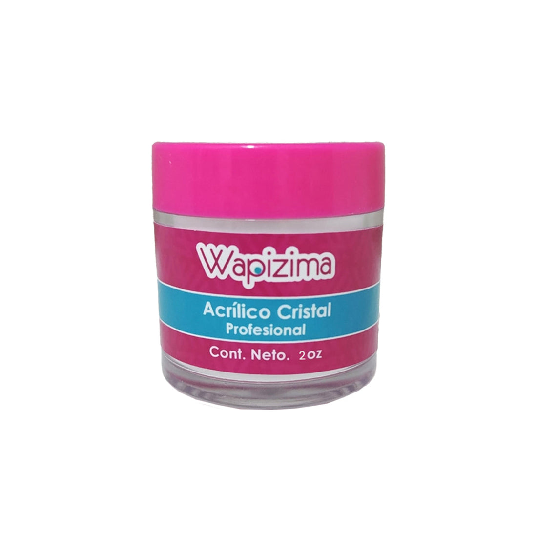 WAPIZIMA POLVO ACRILICO ACRILICO CRISTAL 2OZ