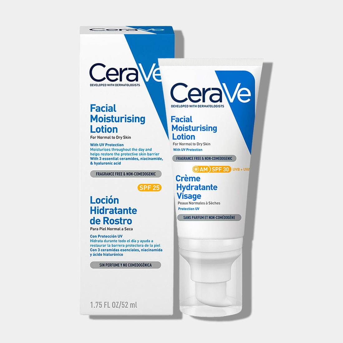 CeraVe Crema Hidratante Facial SPF 30 AM 52ml