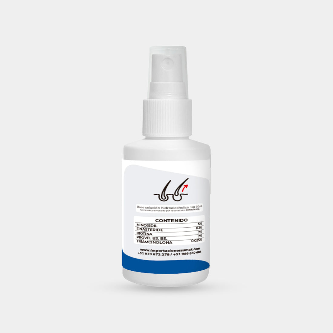 Loción MINOXIDIL &amp; FINASTERIDE &amp; BIOTINA  60ml - Dermo sumak