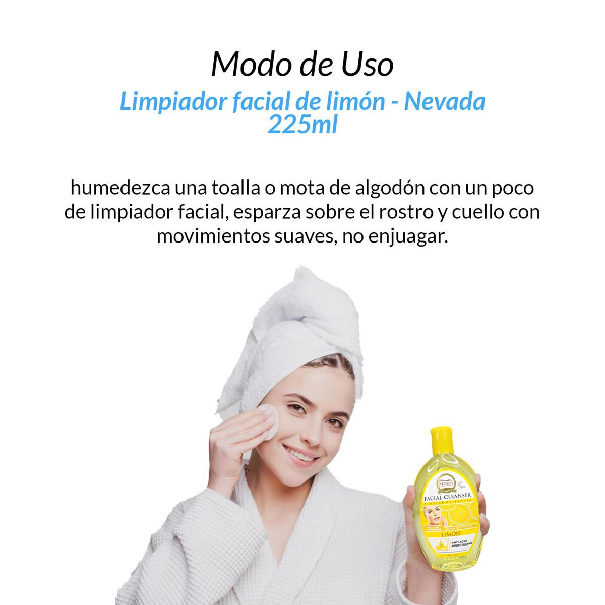 Limpiador facial de limon 225ml - Nevada