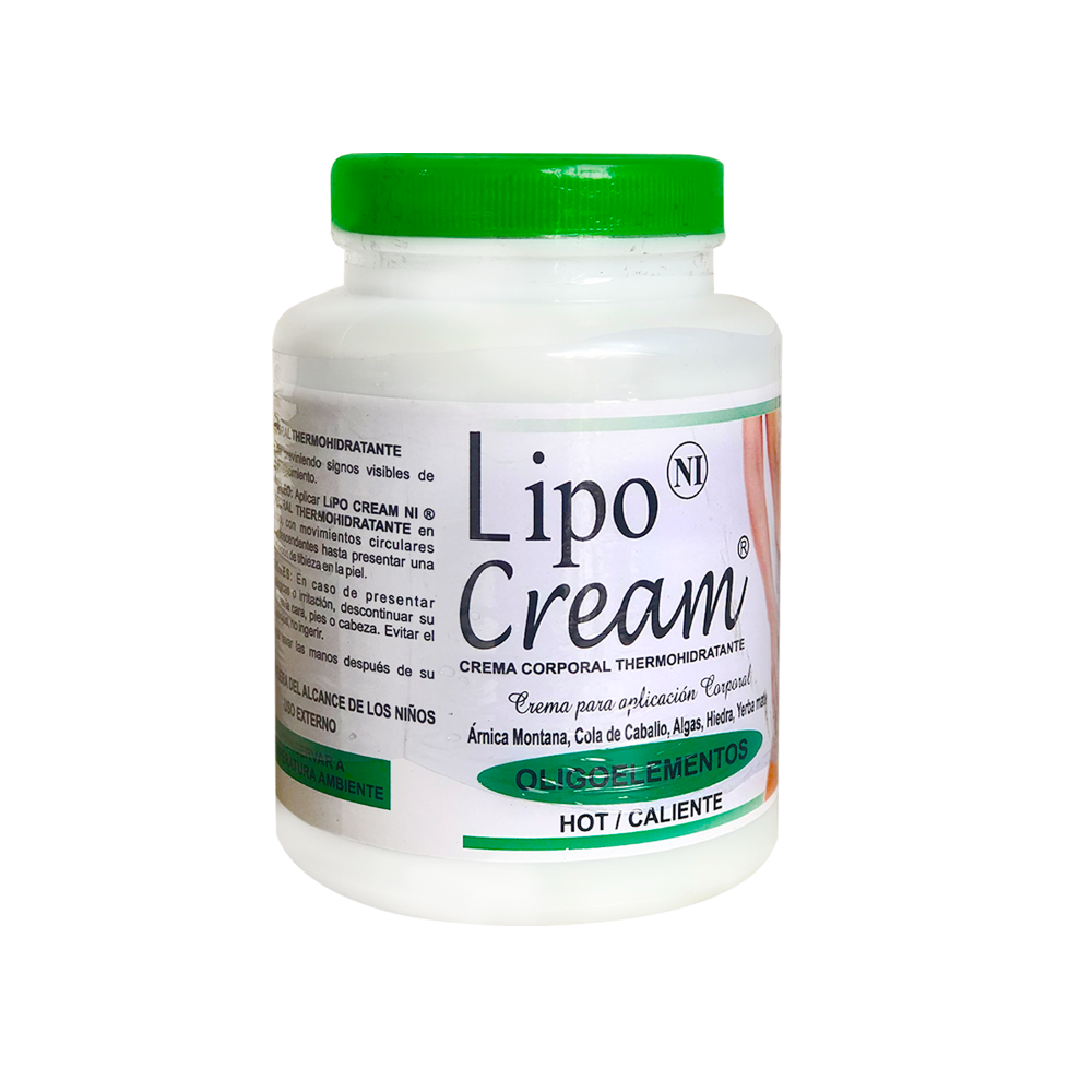 Crema Reductora para Abdomen Lipo Cream Tapa Verde