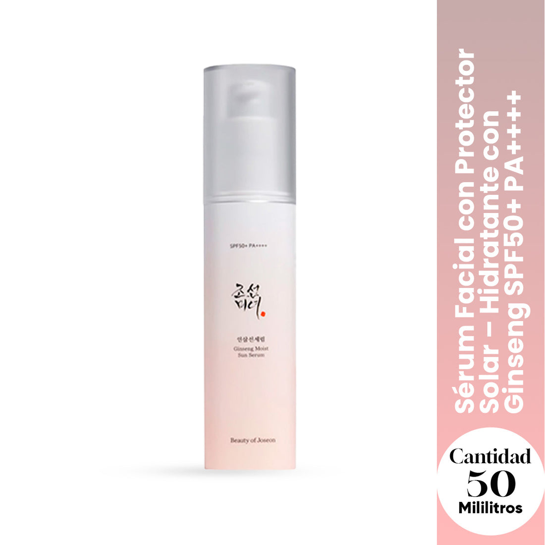 Beauty of Joseon – Sérum Facial con Protector Solar – Ginseng SPF50+ PA++++ 50ml