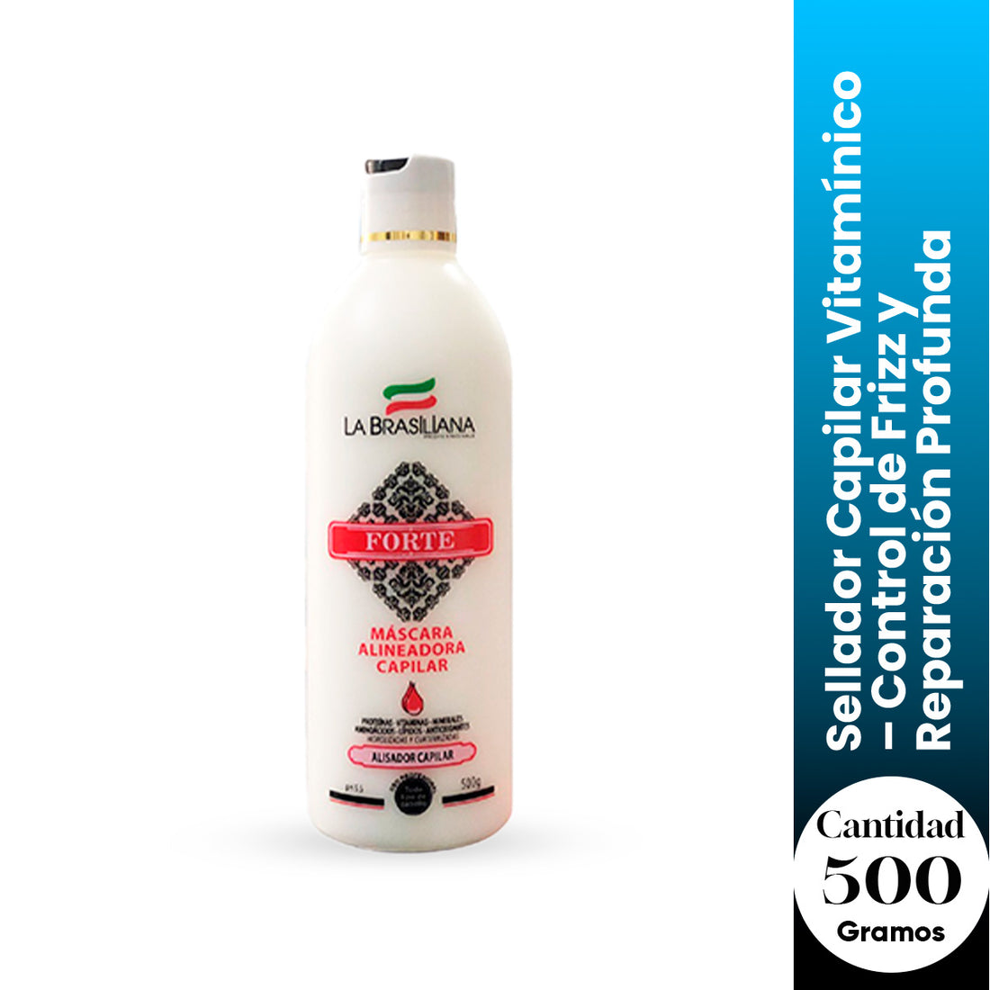 La Brasiliana Máscara Alineadora Capilar – Alisado Progresivo – 500g