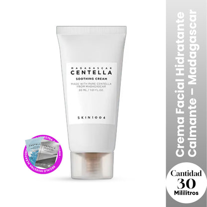 SKIN1004 Crema Facial Hidratante Calmante – Madagascar Centella Soothing Cream 30ml + REGALO SACHET