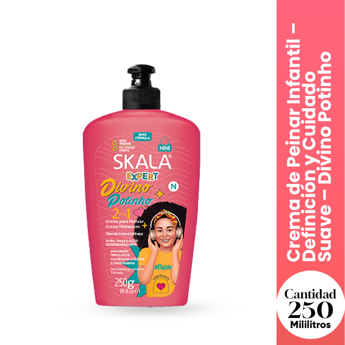 Crema De Peinar Divino PotinhoSakala para niños 250ml
