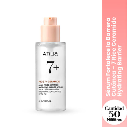ANUA Sérum Fortalece la Barrera Cutánea – 7 Rice Ceramide Hydrating Barrier 50ml