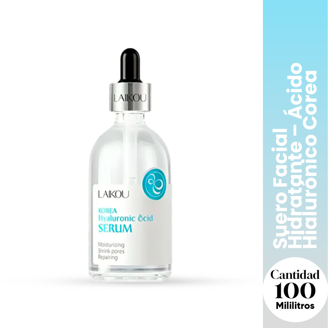 LAIKOU Suero Facial Hidratante – Ácido Hialurónico Profundo – Corea 100ml
