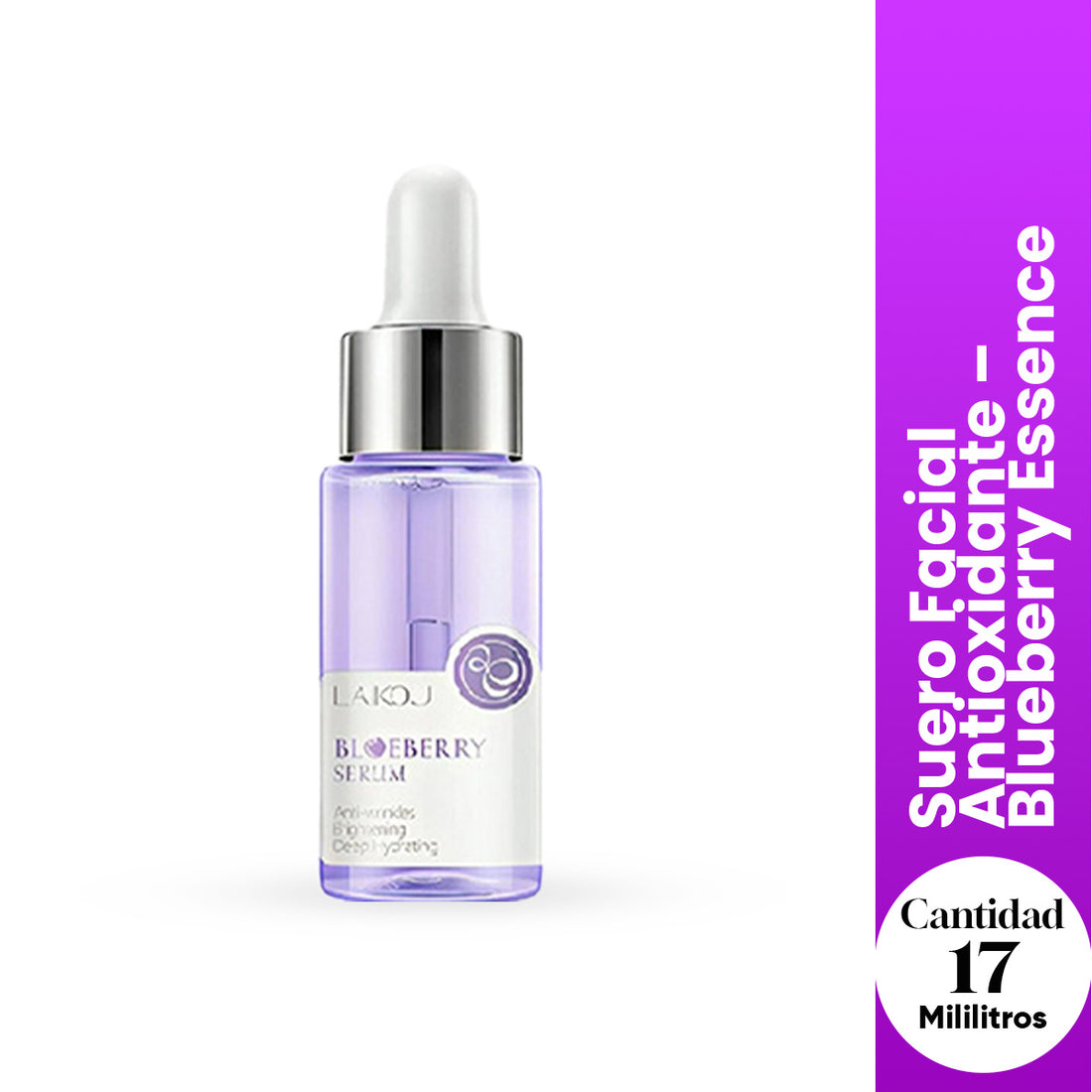 Laikou Suero Facial – Control de Grasa y Antiedad – Blueberry Essence 17ml