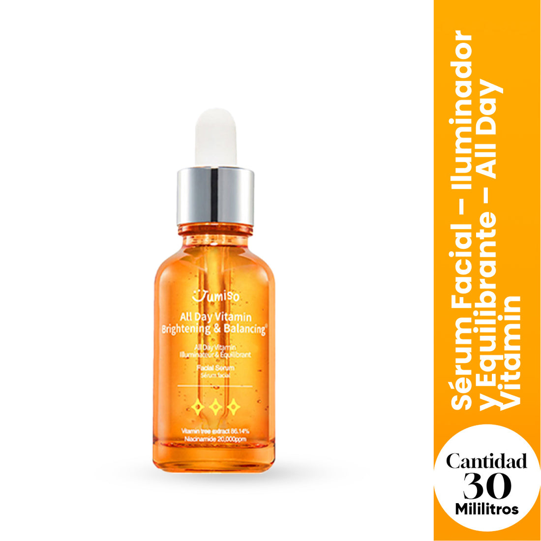 Sérum Facial Iluminador y Equilibrante – All Day Vitamin – Jumiso 30ml