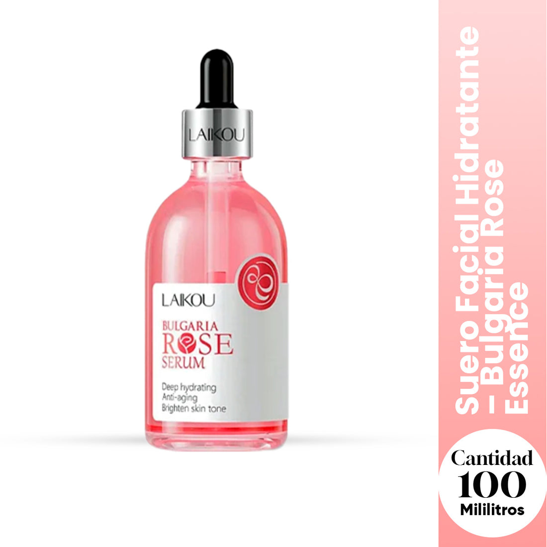 LAIKOU Suero Facial Hidratante – Antiedad – Bulgaria Rose Essence 100ml