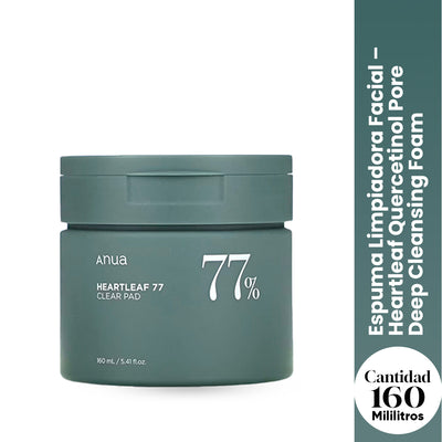 ANUA Espuma Limpiadora Facial – Heartleaf Quercetinol Pore Deep Cleansing Foam 160ml