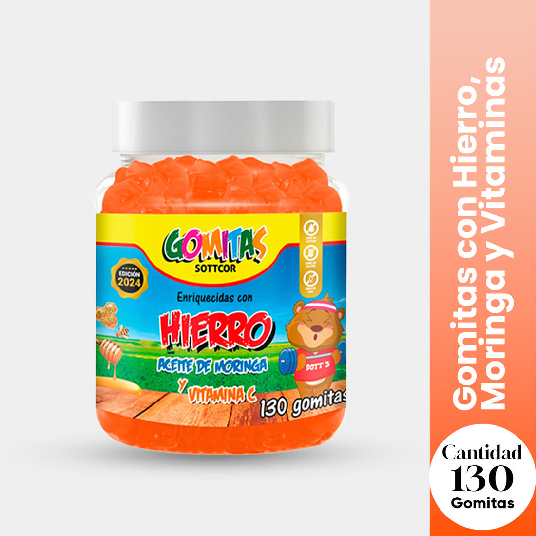 Gomitas para Niños Hierro 130 Gomitas Sottcor