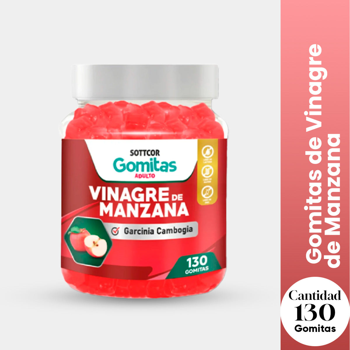 Gomitas de Vinagre de Manzana  - SOTTCOR