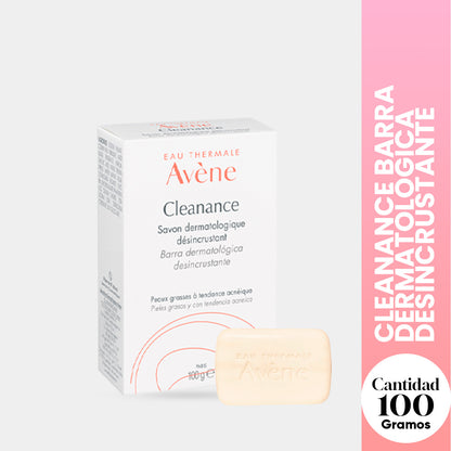 AVENE - Cleanance Barra Dermatológica Desincrustante 100g - ANTI ACNE