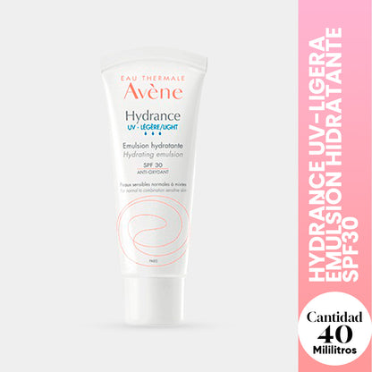 Stock Final ! AVENE - Hydrance UV-Ligera Emulsión Hidratante SPF30 - 40ml