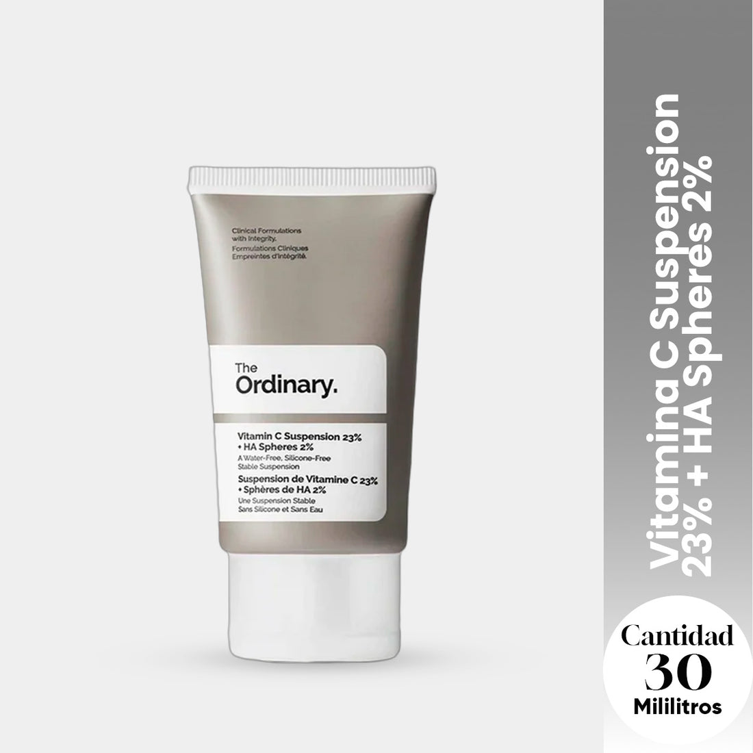 The Ordinary Tratamiento Antioxidante Iluminador – Vitamina C Suspension 23% + HA Spheres 2% 30ml