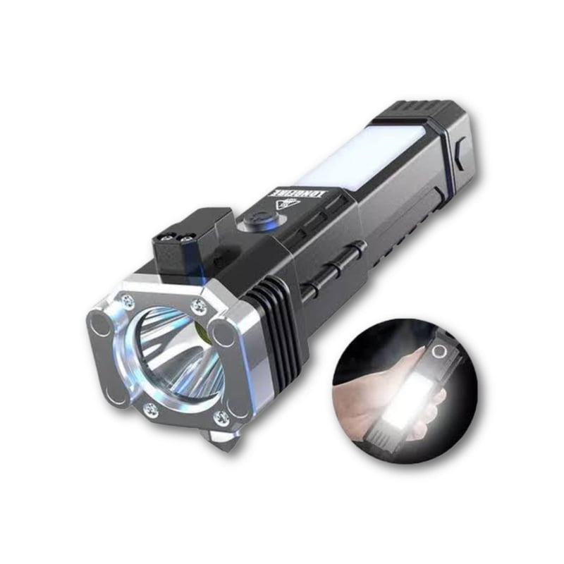 ✅ Linterna Martillo multifuncional 4 en 1