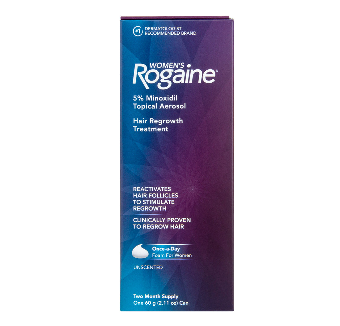 1 Minoxidil ROGAINE® MUJER AL 5% + 1 Derma Roller 4 en 1