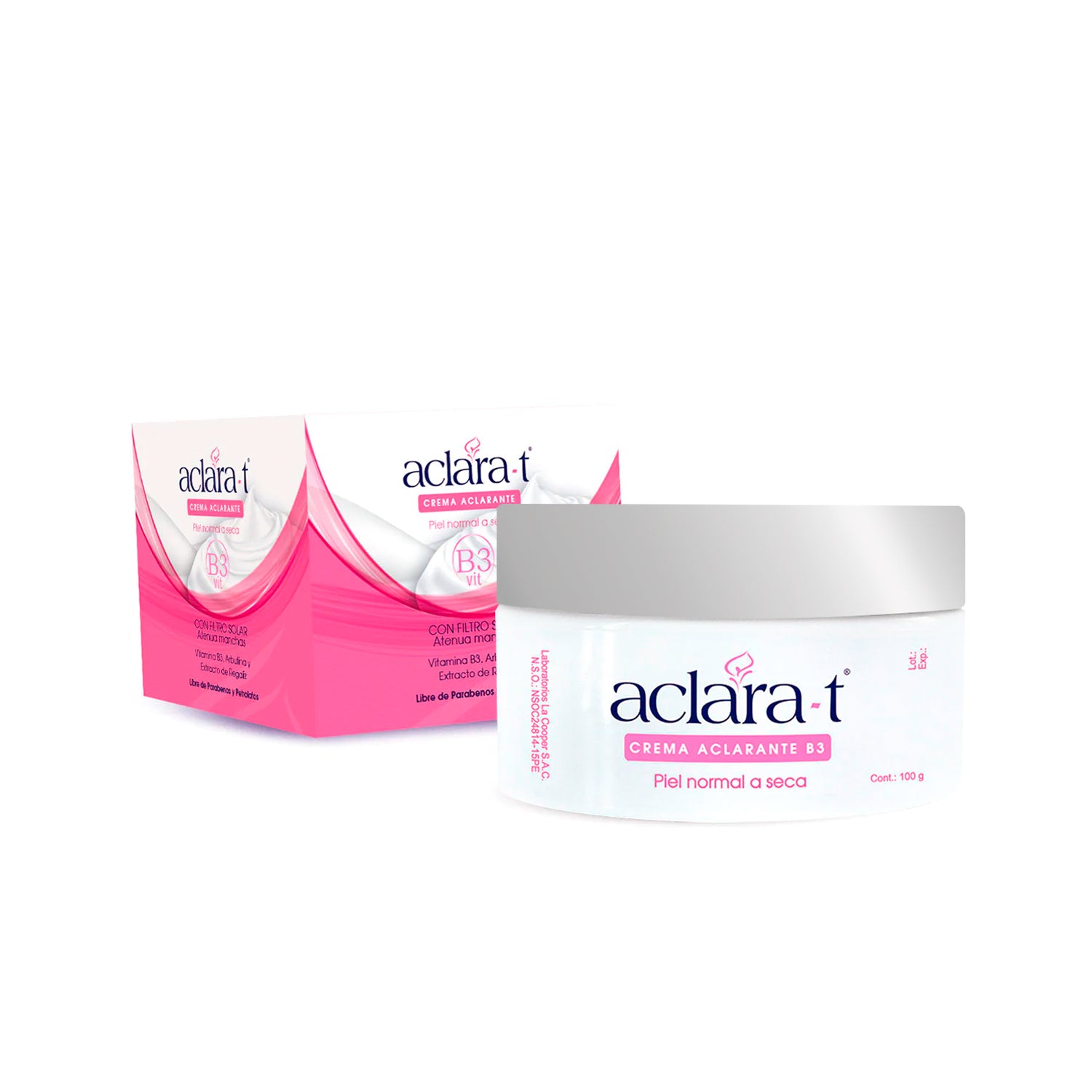 Kit de limpieza facial Piel Normal o Seca Aclara-t