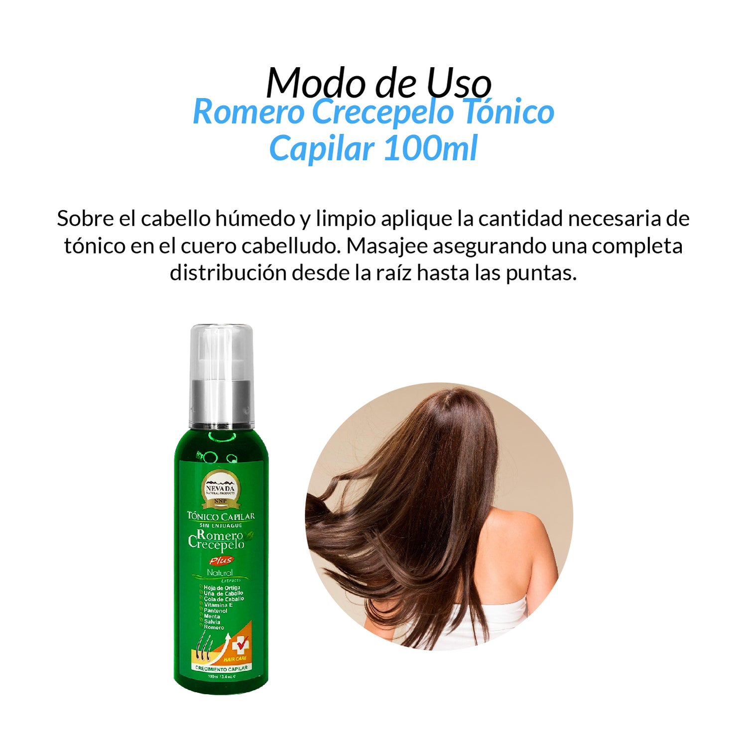 Shampoo y Acondicionador + Tónico Capilar Romero Crecepelo