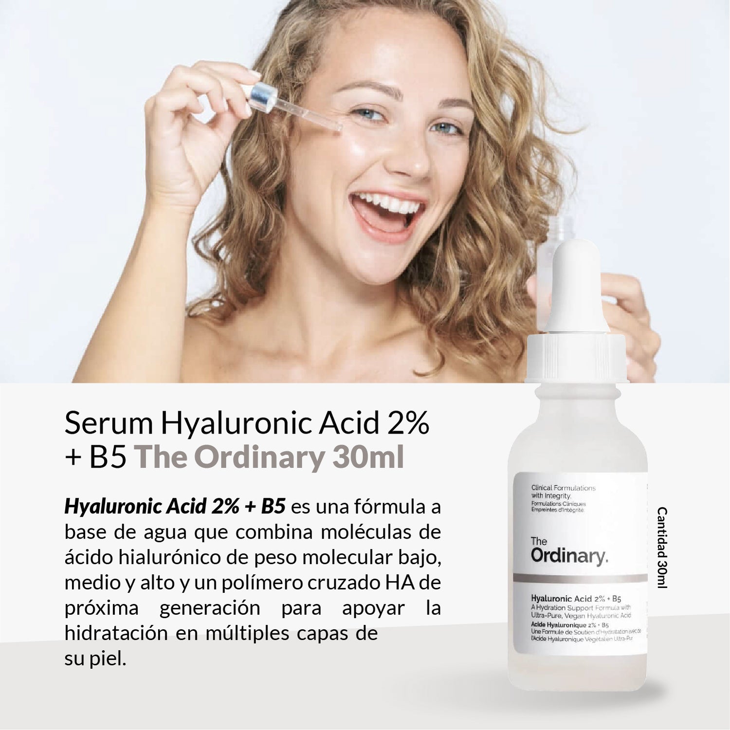 Serum Ácido Hialurónico + Hyaluronic Acid 2% + B5 30ml