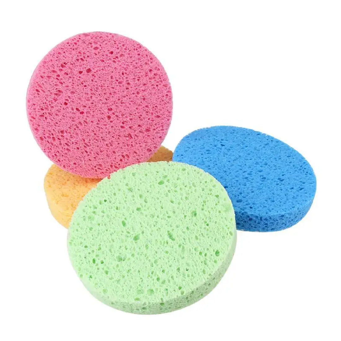 Esponja Exfoliante de Celulosa Natural – Limpieza Facial (2 unidades)