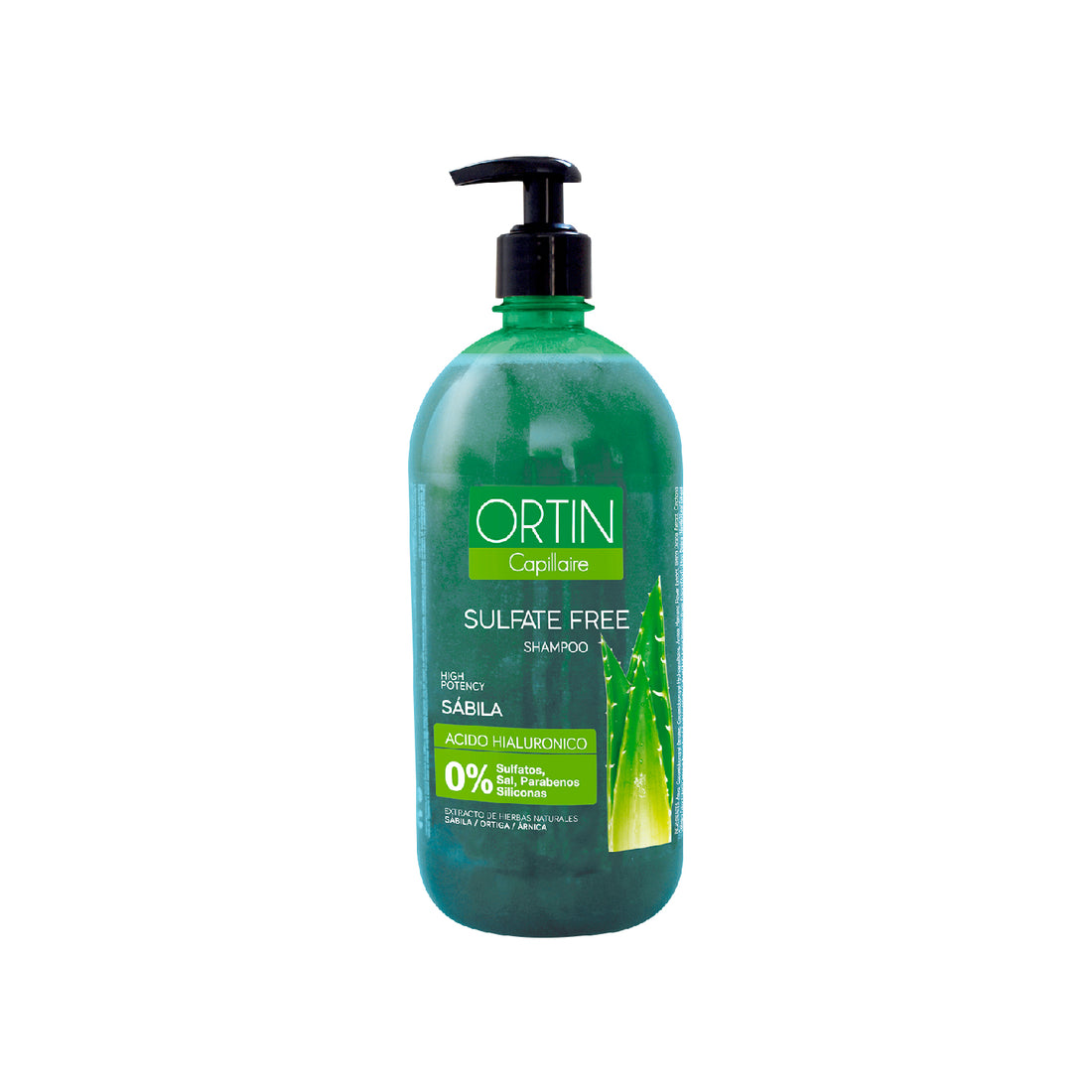 Shampoo Ortin alta potencia en sábila - La Cooper 1lt