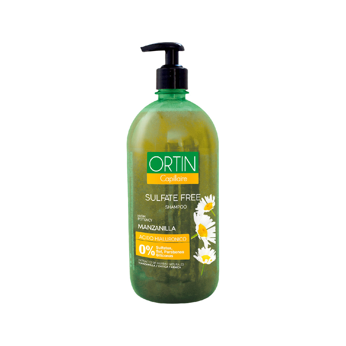 Shampoo Ortin alta potencia en Manzanilla - La cooper 1lt