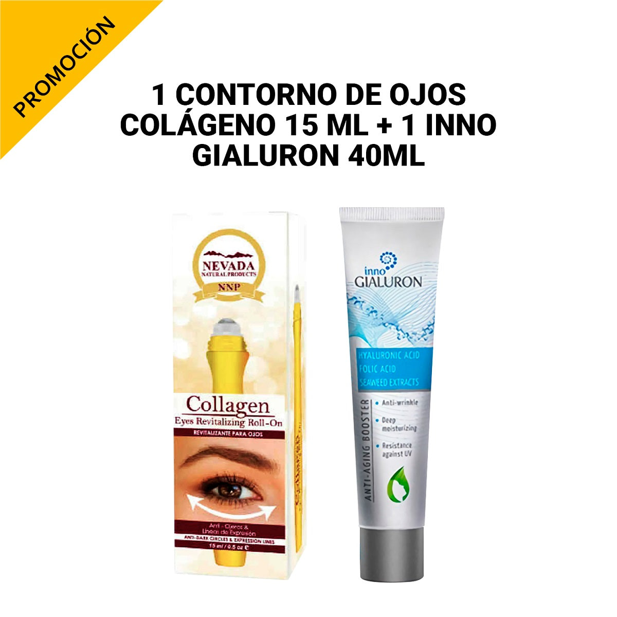 Contorno de Ojos Colágeno 15 ml más Inno Gialuron 40ml