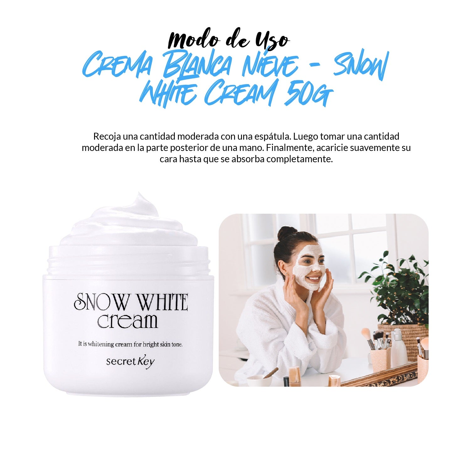 Crema Blanca Nieve - Snow White Cream 50g