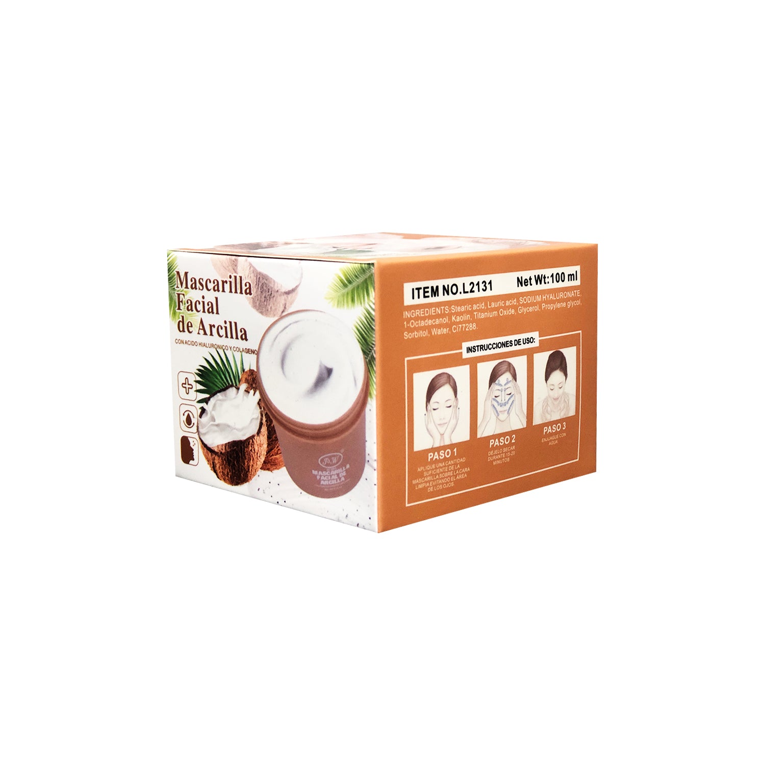 P&amp;W Mascarilla Facial Crema - Coco 100ml