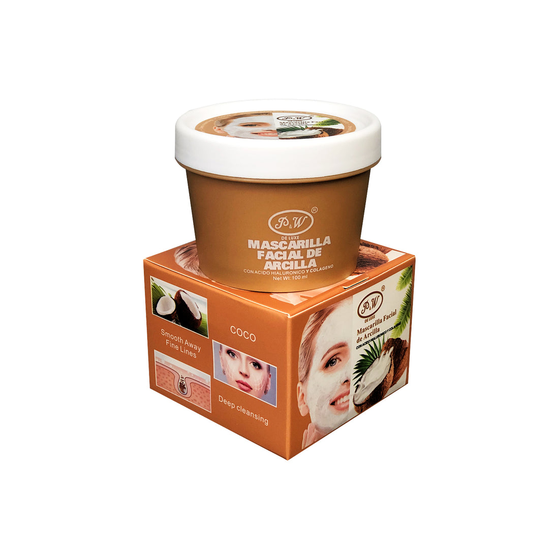 P&amp;W Mascarilla Facial Crema - Coco 100ml