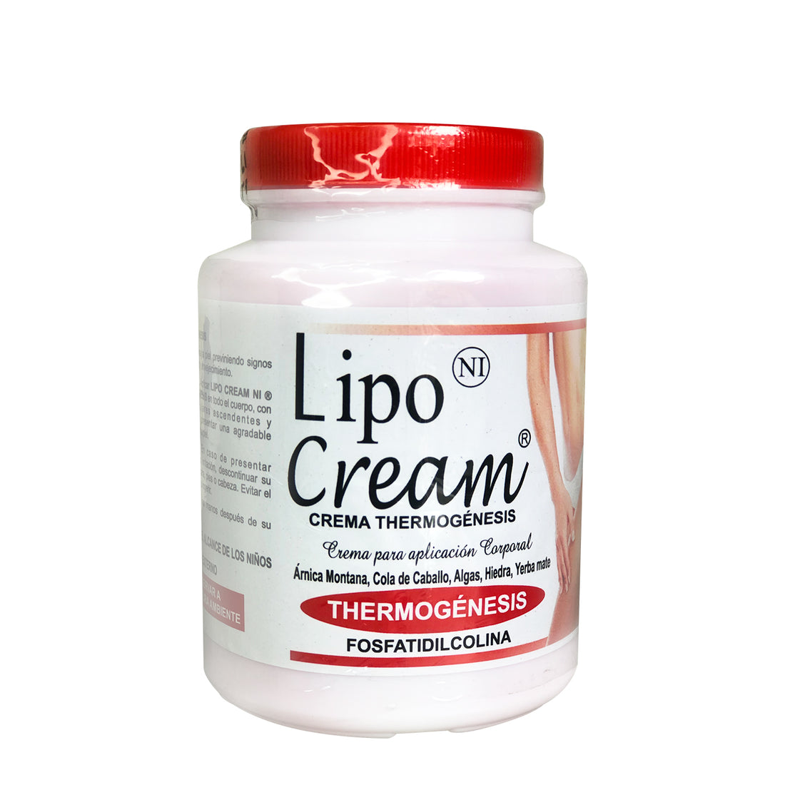 Crema Reductora para Abdomen Lipo Cream Tapa Roja