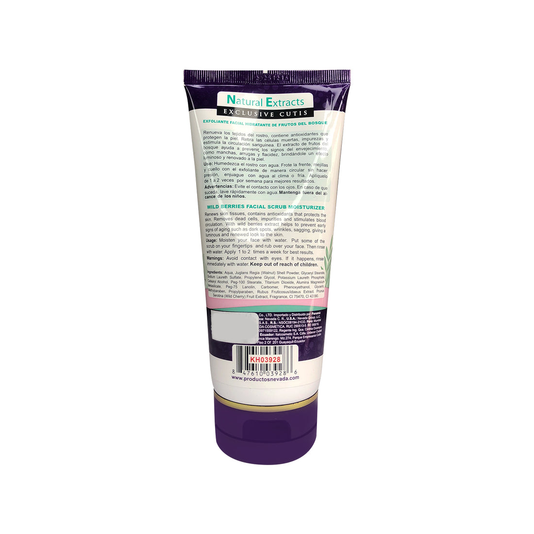 Exfoliante Facial de Bayas Silvestres 200ml