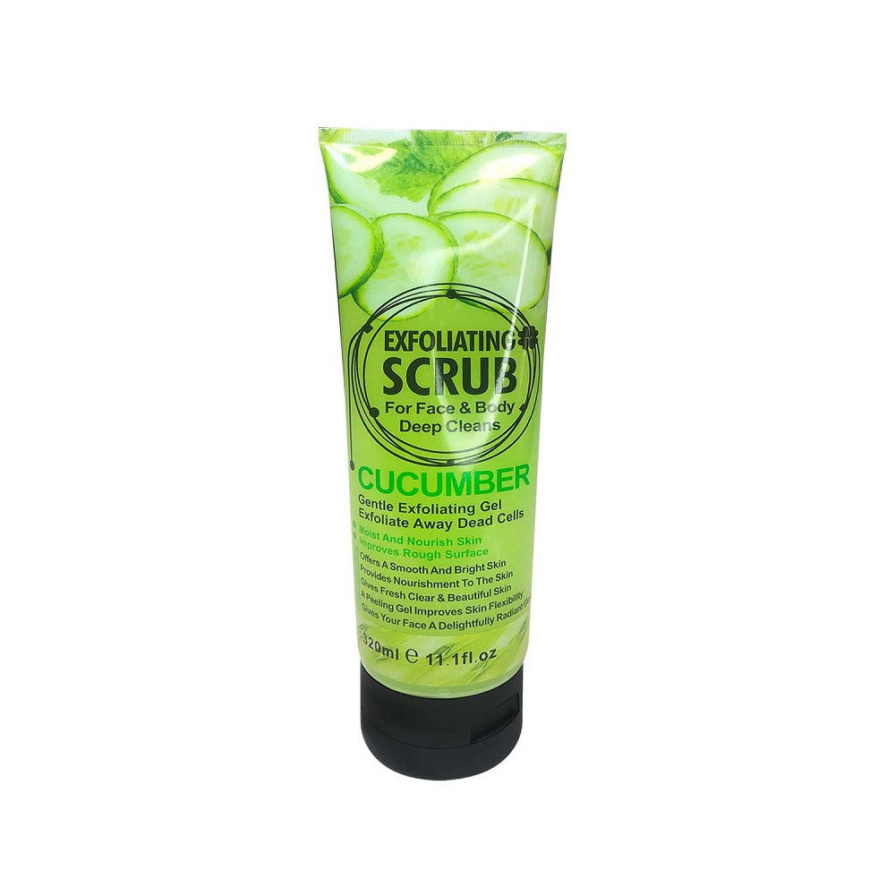 FRUIT OF THE WOKALI – EXFOLIANTE CORPORAL Y FACIAL – GEL EXFOLIANTE DE PEPINO – 320ML