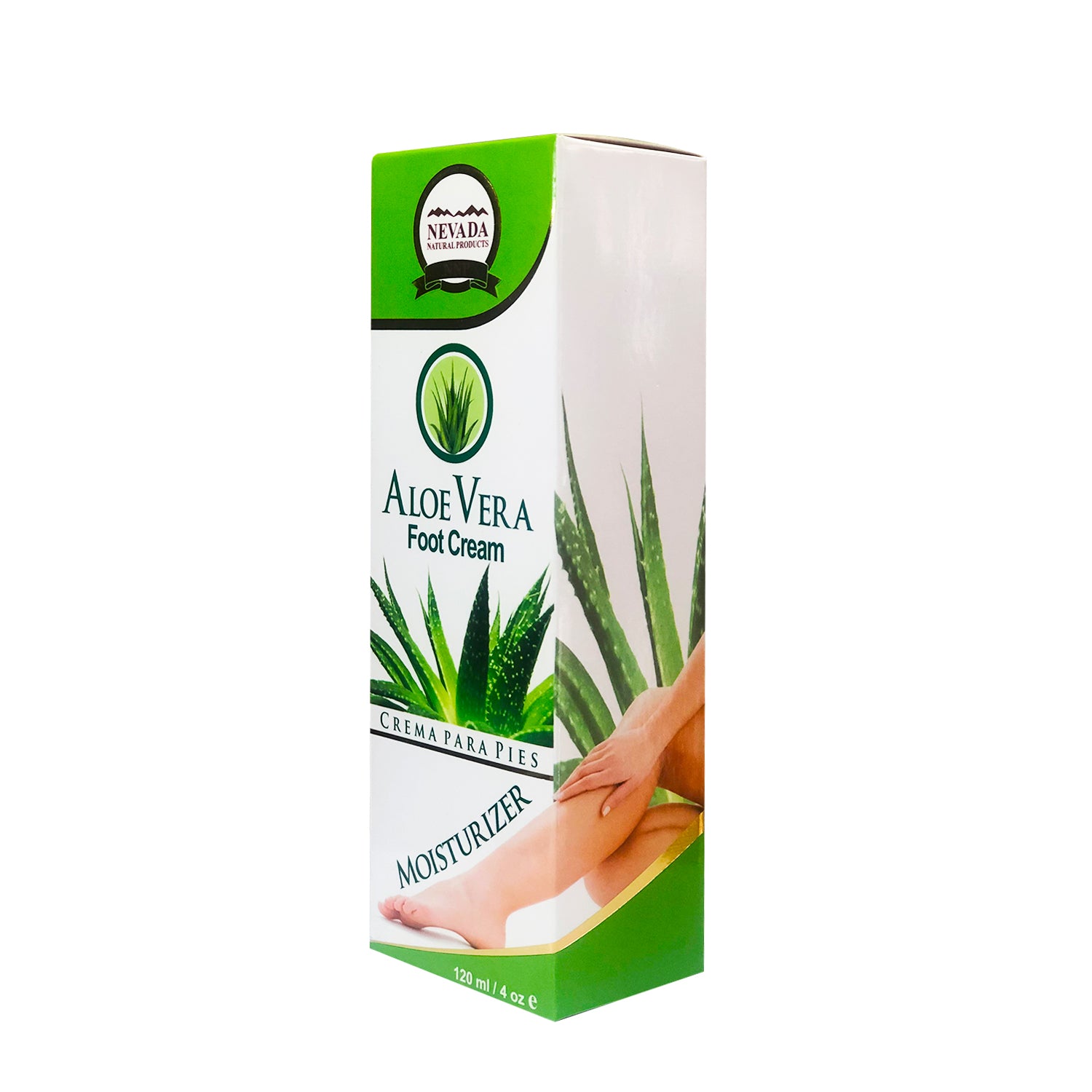 Crema hidratante para pies de Aloe Vera Nevada Natural 120ml