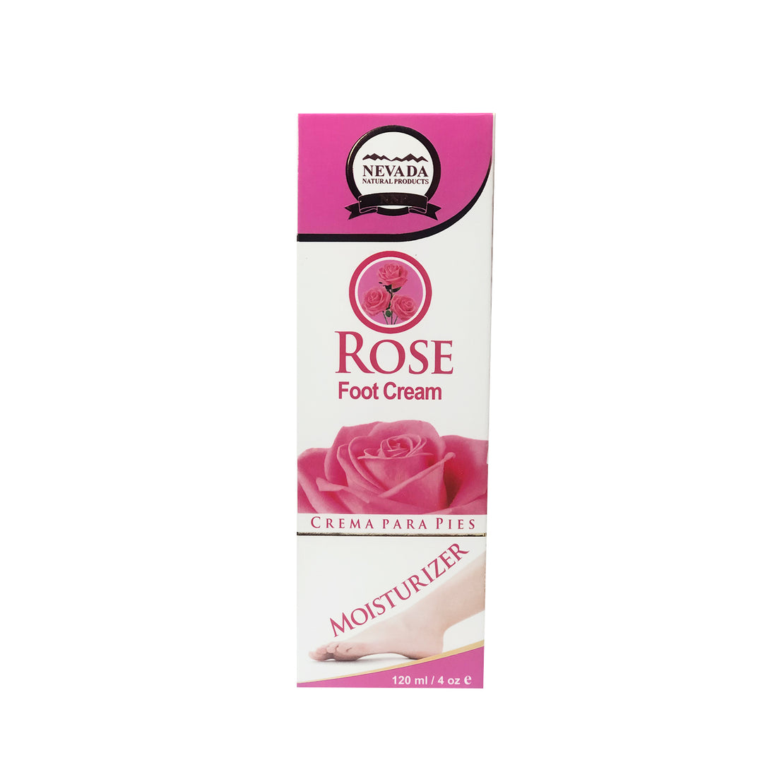Crema hidratante para pies de Rosas Nevada Natural 120ml