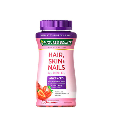 Hair Skin &amp; Nails 6,000mcg of Biotin, 230 Gomitas