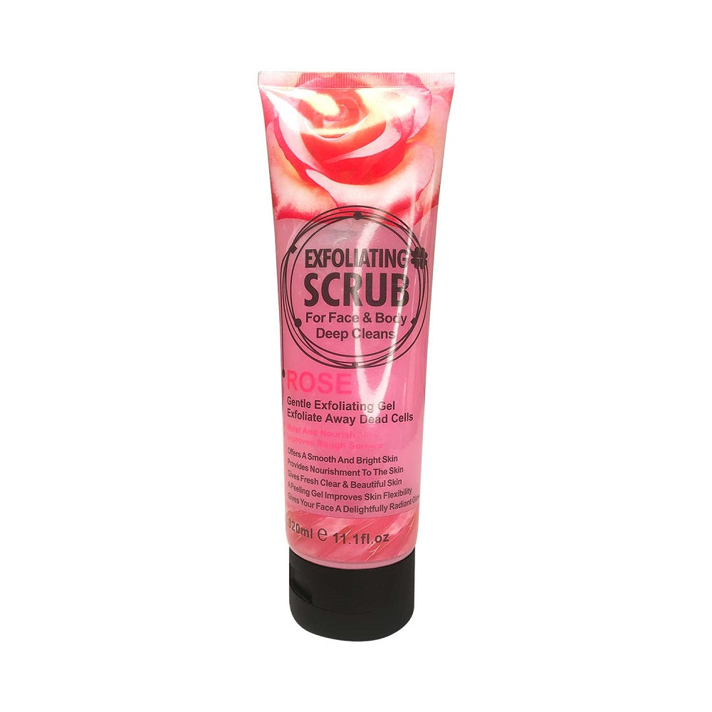 FRUIT OF THE WOKALI – EXFOLIANTE FACIAL Y CORPORAL – GEL DE ROSA – 320ml