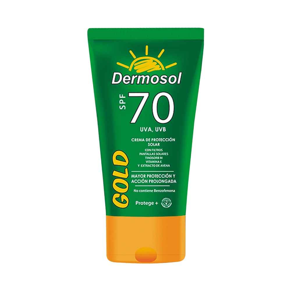 Dermosol Protector Solar Gold SPF 70 – Protección Prolongada – 120g