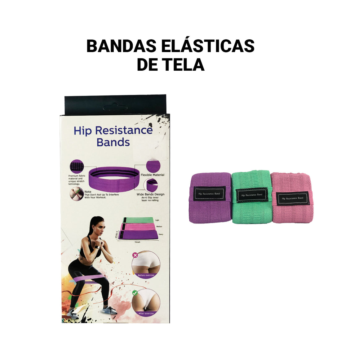 Bandas elásticas de tela