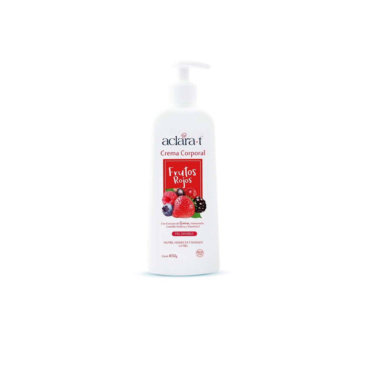 Crema Corporal Frutos Rojos Aclara-T 450g + Jabón Asea-T