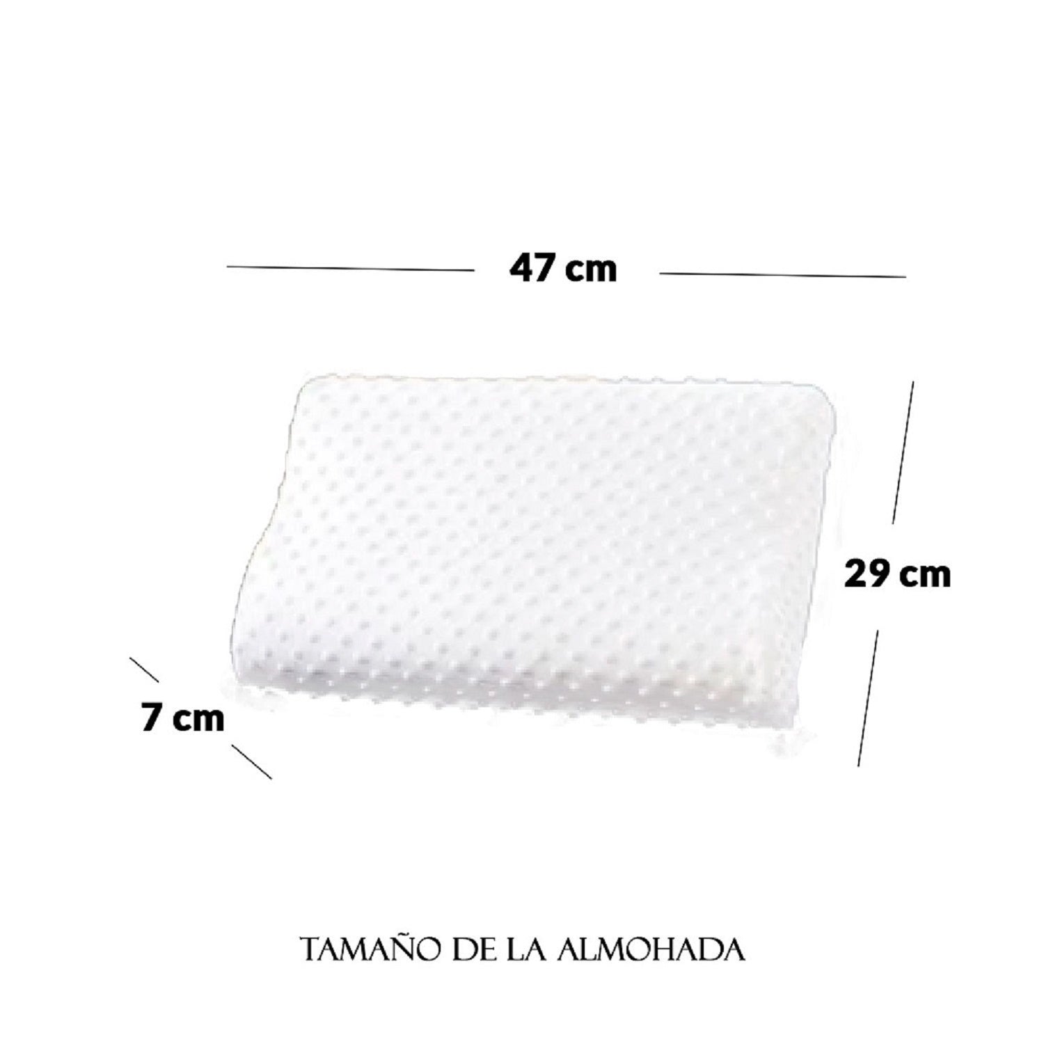 Almohada Viscoelástica Ortopédica Memory Pillow 47*29*7